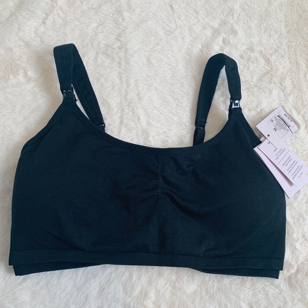 Auden Nursing and Pumping Bra NWT large